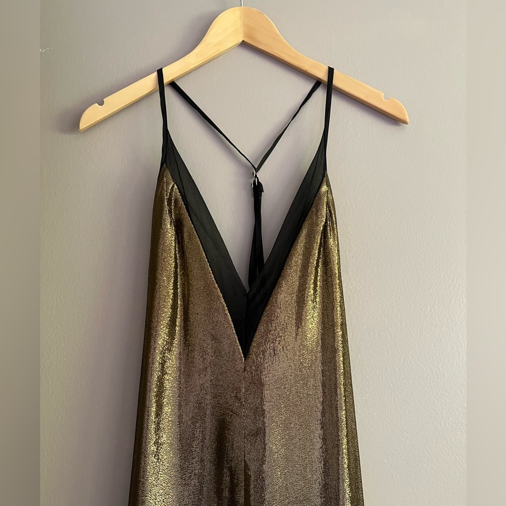 Grey Ant Gold Slip Dress